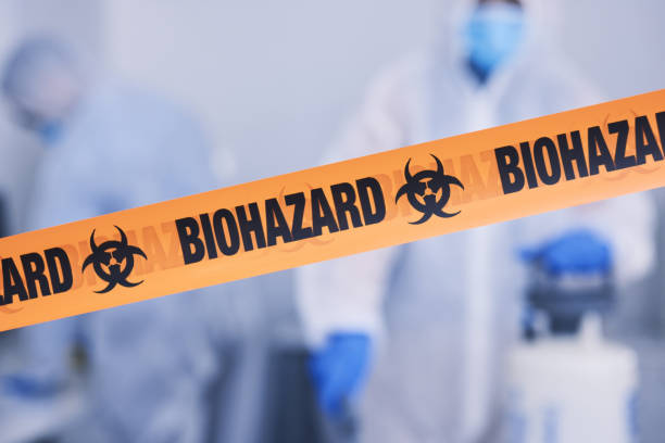 Professional Biohazard Cleanup technician working in Youngstown, OH